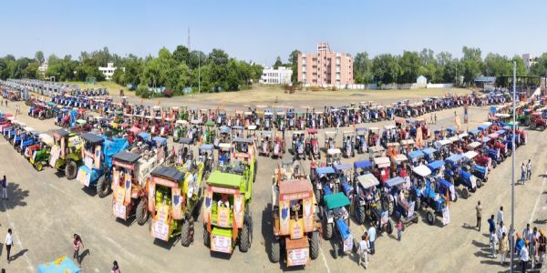 मुख्यमंत्री भावांतर योजना: उज्जैन में किसानों ने निकाली धन्यवाद रैली