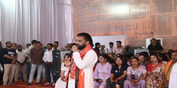 बागेश्वर धाम की हनुमंत कथा के महा-आयोजन के नायकों का सम्मान, चंदन - बसंत अग्रवाल ने जताया आभार