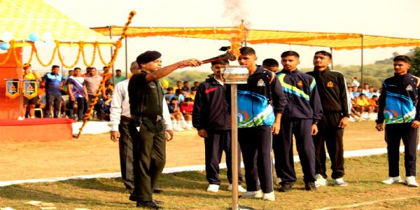 राष्ट्रीय मिलिट्री स्कूल में खेलकूद प्रतियोगिता का आगाज