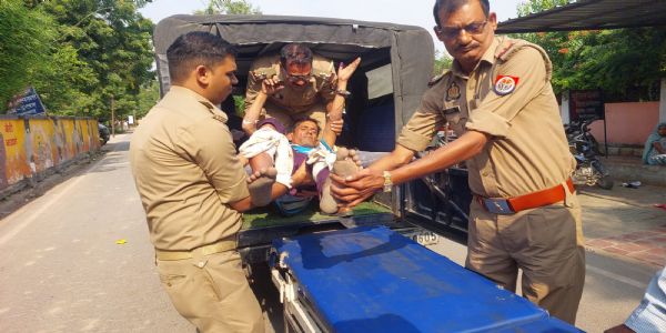 पुलिस अभिरक्षा से भागा आरोपित मुठभेड़ के बाद गिरफ्तार, तीन पुलिसकर्मी निलंबित