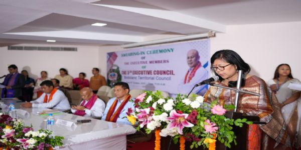 कोकराझार में 5वीं बीटीसी कार्यकारी परिषद के ईएमों का शपथ ग्रहण समारोह सम्पन्न