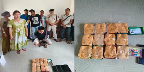 भारी मात्रा में मादक पदार्थ के साथ पति-पत्नी गिरफ्तार