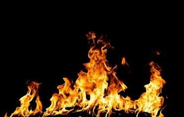 पंडाल में आग - प्रतिकात्मक फोटो
