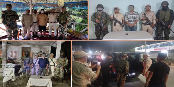 मणिपुर में 3 उग्रवादी गिरफ्तार, मोटर वाहन अपराध के विरूद्ध चला अभियान