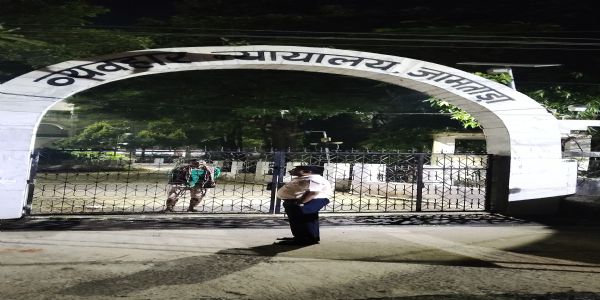 एसपी ने किया औचक निरीक्षण, हवलदार को किया निलंबित