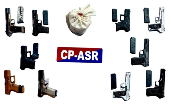 पंजाब पुलिस द्वारा बरामद हथियार पंजाब पुलिस द्वारा बरामद हथियार