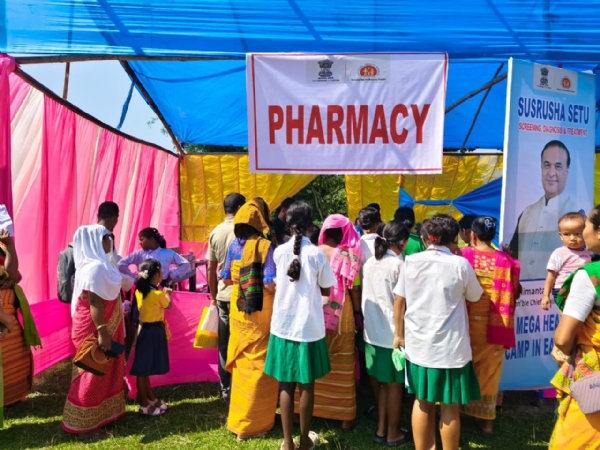 शुश्रुसा सेतु” पहल के तहत कोकराझार में मेगा स्वास्थ्य शिविरों की शुरुआत।