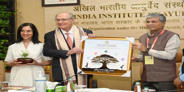 ब्राज़ील के उपराष्ट्रपति गेराल्डो अल्कमिन ने किया एआईआईए के दौरा, आयुर्वेद को स्वास्थ्य और ज्ञान का बताया 5,000 साल पुराना खजाना