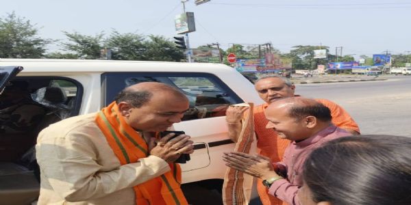 दो दिवसीय प्रवास पर चांपदानी पहुंचे विधायक गोपाल चंद्र साहा