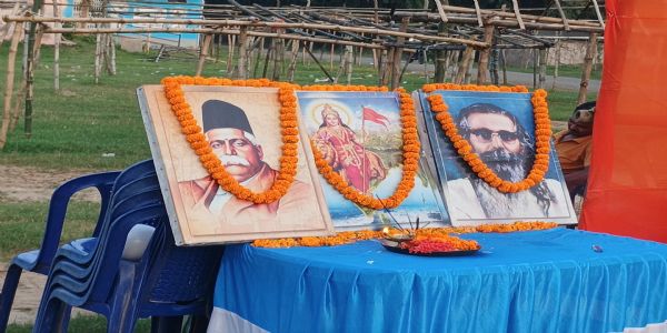 दांतन में राष्ट्रीय स्वयंसेवक संघ ने धूमधाम से मनाया विजया सम्मेलनी उत्सव