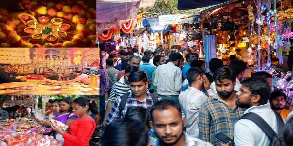 दीपावली पर बाजारों में जबरदस्त रौनक, इस साल 5 लाख करोड़ रुपये के कारोबार का अनुमान