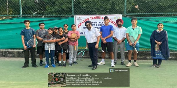 एमए स्टेडियम में संपन्न हुई जम्मू जिला ओपन टेनिस चैंपियनशिप, खिलाड़ियों ने दिखाई शानदार खेल भावना