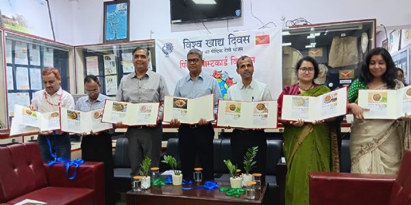 राजस्थान का देशी पौष्टिक भोजन थीम आधारित पिक्चर पोस्ट कार्ड सेट का विमोचन