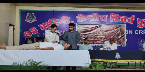 केंद्रीय रिजर्व पुलिस बल के 95वीं वाहिनी में सीपीआर कार्यशाला,जवानों ने जीवन रक्षक प्रकिया सीखी