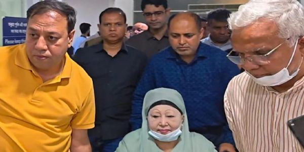 बांग्लादेश की पूर्व प्रधानमंत्री खालिदा जिया को ढाका के एवर केयर अस्पताल में भर्ती कराया गया
