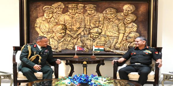 नेपाली सेना के उप प्रमुख ने की भारतीय सेना प्रमुख से मुलाकात