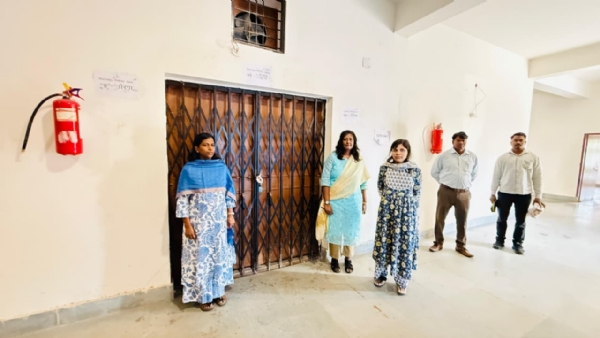 ईवीएम वेयर हाउस का किया निरीक्षण
