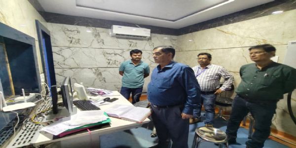 धमतरी:कायाकल्प योजना अंतर्गत जिला अस्पताल का सहकर्मी मूल्यांकन