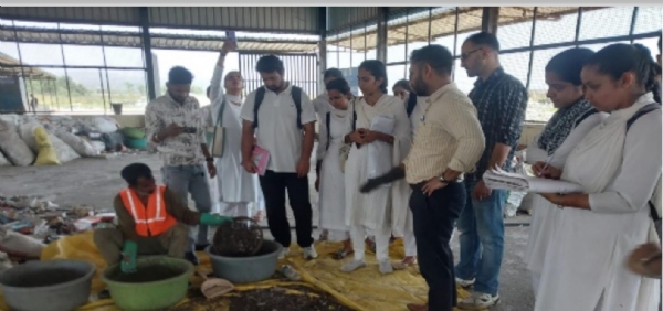 Educational tour organised for students of GDC Kathua, information given on material retrieval facility