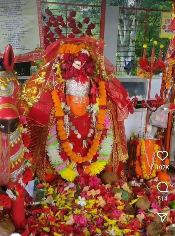 मां अंगारमोती मंदिर गंगरेल।
