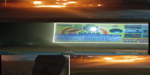 सिवनी : ट्रक में लगी भीषण आग, दमकल ने पाया काबू