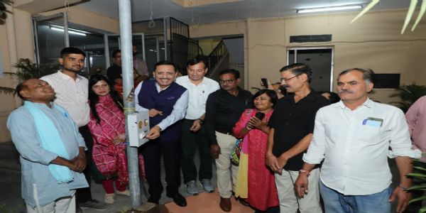 प्रेस क्लब स्थापना दिवस का शानदार आगाज:रंगबिरंगी रोशनी में नहाया क्लब परिसर