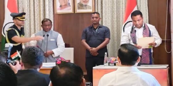 डॉ. हिमंत बिस्व सरमा सरकार के मंत्रिमंडल में बीपीएफ नेता चरण बोडो शामिल