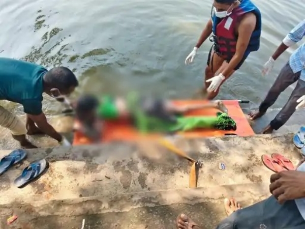 तालाब में तैरती मिली महिला की लाश, गले में बंधी थी ईंट – हत्या की आशंका