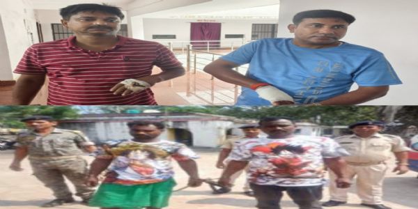 पुलिस टीम पर हमला करने के दो आरोपित गिरफ्तार