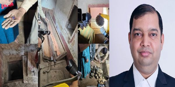 ठा. बांकेबिहारी तोशखाने में दूसरे दिन निकले एक सोने, तीन चांदी की छड़ियों सहित कुछ सिक्के, नग और बर्तन
