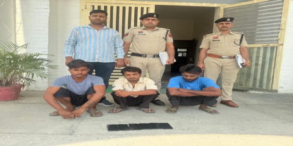 पानीपत में झपटमार गिरोह के तीन आरोपी काबू, 3 वारदातों का खुलासा