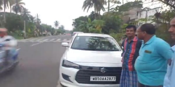 घाटाल-पांशकुड़ा सड़क पर टक्कर, मोटरसाइकिल सवार की हालत नाजुक
