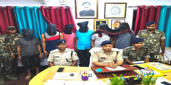 ब्राउन शुगर खरीद बिक्री मामले में छह आरोपित गिरफ्तार