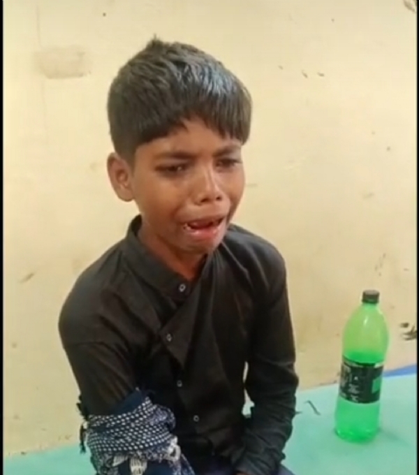 घायल किशोर
