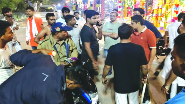 झगड़े के दौरान