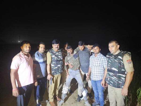 मुठभेड़ में गिरफ्तार बदमाश विकास सोनकर