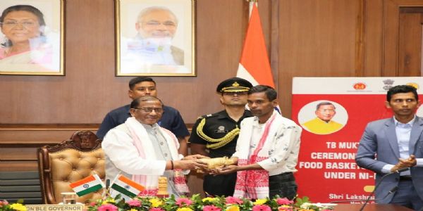 राज्यपाल ने निक्षय मित्र पहल के तहत 100 क्षयरोगियों को गोद लिया
