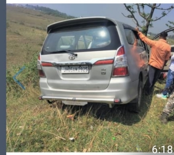 इनोवा कार और बाइक की सीधी भिड़ंत में मजदूर की मौत