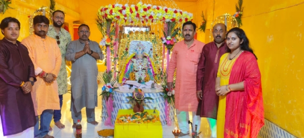 अररिया फोटो:चित्रगुप्त भगवान की पूजा