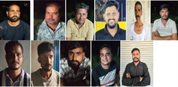 11 जुआरी गिरफ्तार