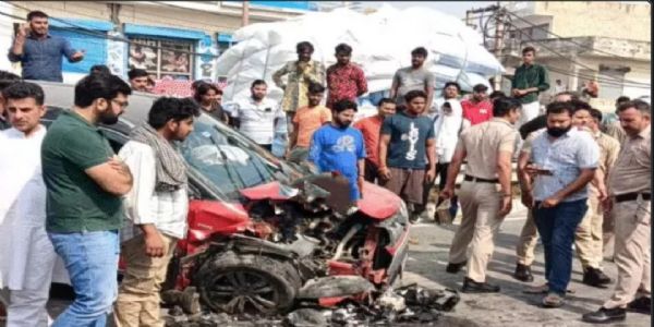 वाहनों की टक्कर में इसराना थाना प्रभारी घायल