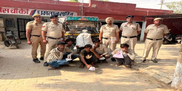 जींद : केबल चोरी गिरोह का पर्दाफाश, पांच गिरफ्तार