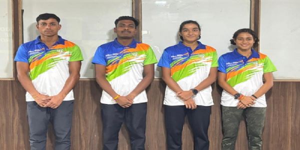 मध्य प्रदेश राज्य ट्रायथलॉन अकादमी के चयनित चारों खिलाड़ी मध्य प्रदेश राज्य ट्रायथलॉन अकादमी के चयनित चारों खिलाड़ी
