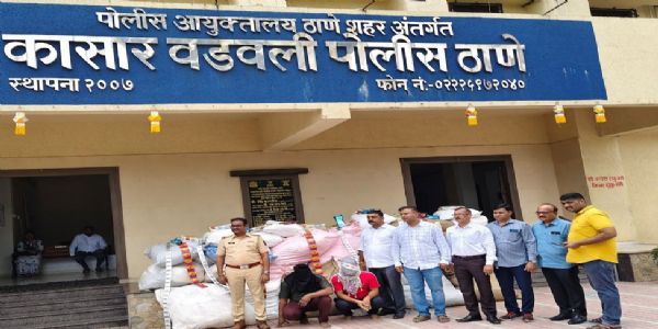 ठाणे में 46लाख के अवैध गुटखा के साथ 2 गिरफ्तार