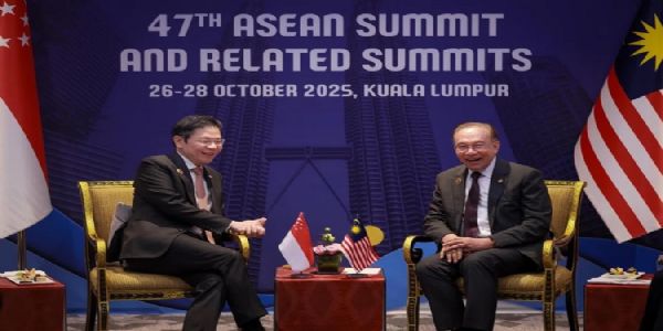 आसियान शिखर सम्मेलन के दौरान सिंगापुर के प्रधानमंत्री लॉरेंस वोंग की वियतनाम और मलेशिया के नेताओं से मुलाकात