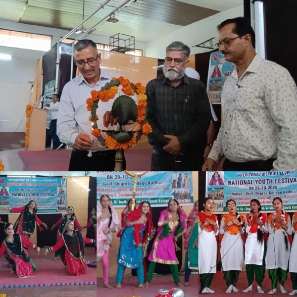 Vikasit Bharat Abhiyan-Inter-regional district level National Youth Festival organized in Kathua Vikasit Bharat Abhiyan-Inter-regional district level National Youth Festival organized in Kathua