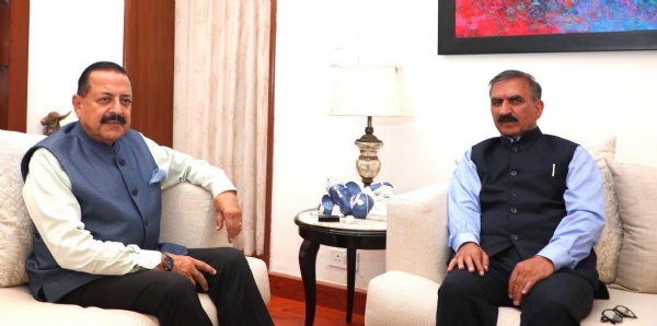 हिमाचल प्रदेश के मुख्यमंत्री ने डॉ. जितेंद्र सिंह से की मुलाकात