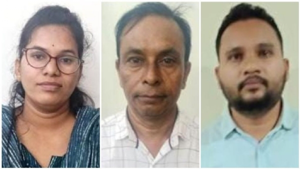 एसीबी–ईओडब्ल्यू की टीम द्वारा गिरफ्तार आरोपित पटवारी