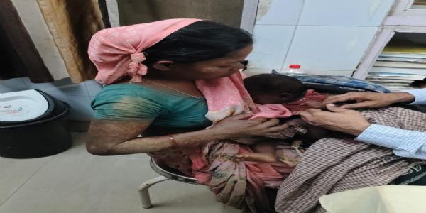 जंगली भालू ने हमला कर मां-बेटी को किया घायल