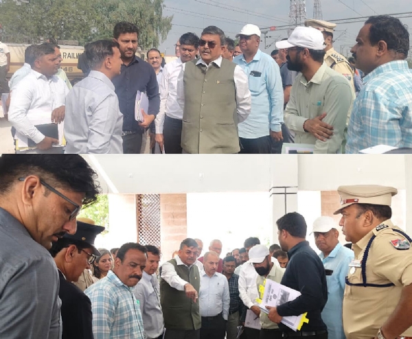 उत्तर-पश्चिम रेलवे महाप्रबंधक अमिताभ ने किया बीकानेर मंडल के रतनगढ़ स्टेशन का निरीक्षण उत्तर-पश्चिम रेलवे महाप्रबंधक अमिताभ ने किया बीकानेर मंडल के रतनगढ़ स्टेशन का निरीक्षण